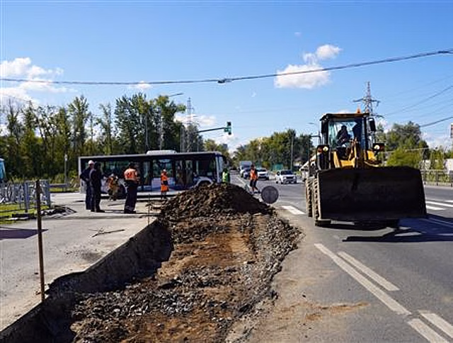 В Самаре ведутся работы по расширению ул. Академика Тихомирова