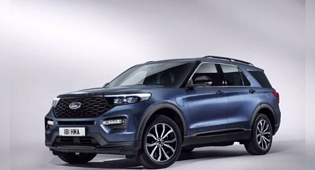 Гибридный Ford Explorer на максимальной скорости протестирован на автобане