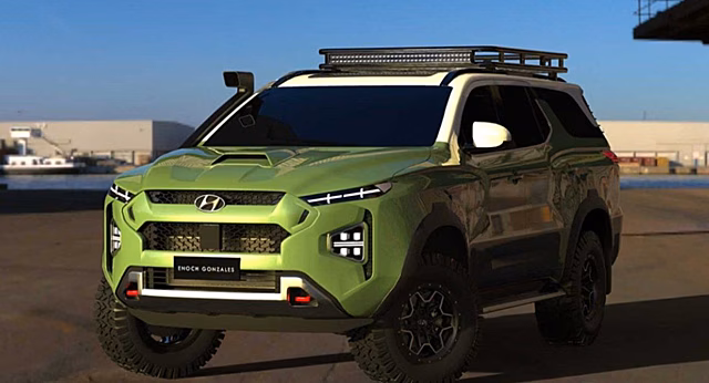 Рамный внедорожник Hyundai готовится к битве за рынок с Tahoe и Land Cruiser