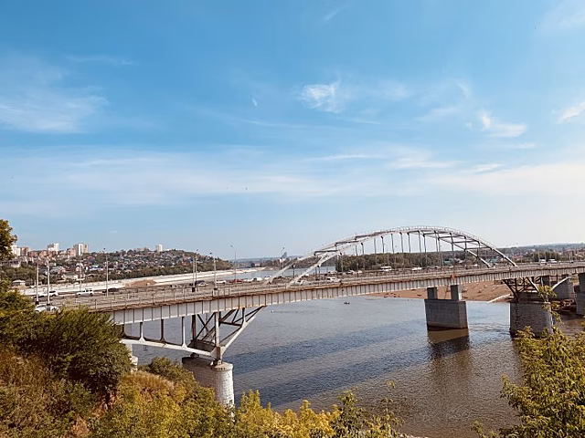 Реконструируемый в Уфе мост через Белую сохранит свою историческую арочную конструкцию