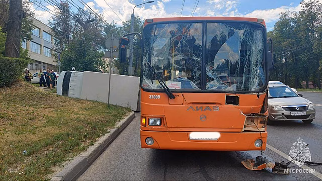 Озвучены подробности ДТП с пассажирским автобусом на проспекте Гагарина