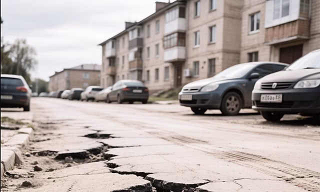 В Новосибирске разбитую фурами дорогу восстановят за 114 млн рублей в 2026 году