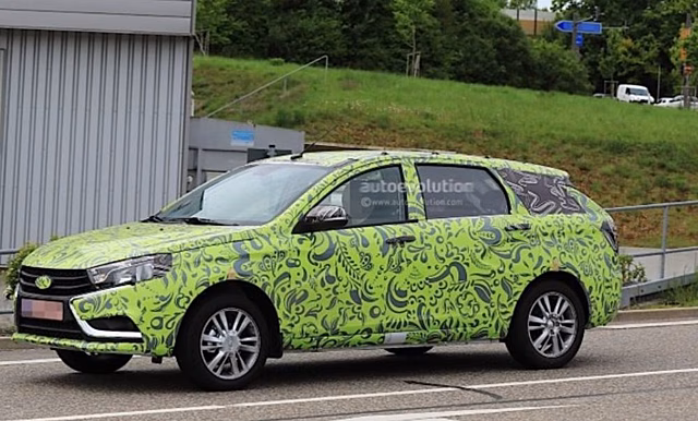 Универсал Lada Vesta заметили во время тестов в Германии