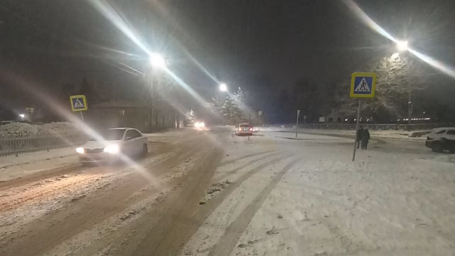 «Киа» сбила пешехода на зебре в центре Вологды