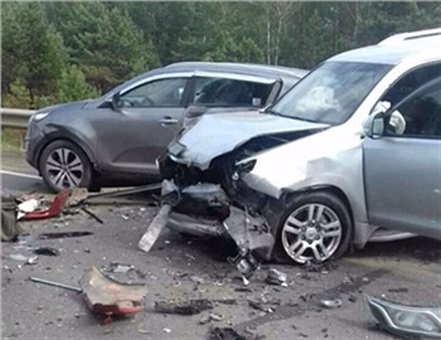 В ДТП под Канском пострадали три человека