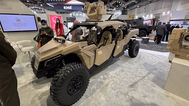 На EDEX 2021 представили легкий тактический автомобиль SAHM