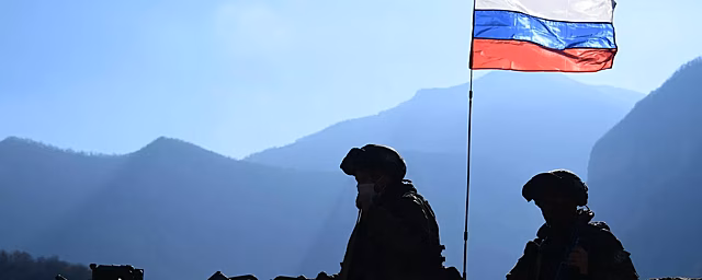 Российский военный погиб при съезде БТР-82 с горной дороги в Нагорном Карабахе
