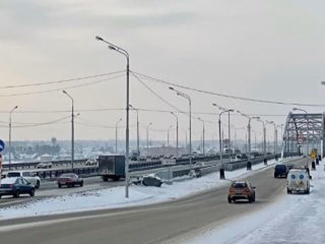 С 14 февраля на новом мосту через реку Белую в Уфе запустят четырехполосное движение