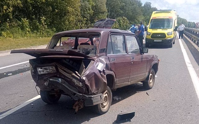 В Рязанском районе в аварии пострадала 90-летняя пассажирка