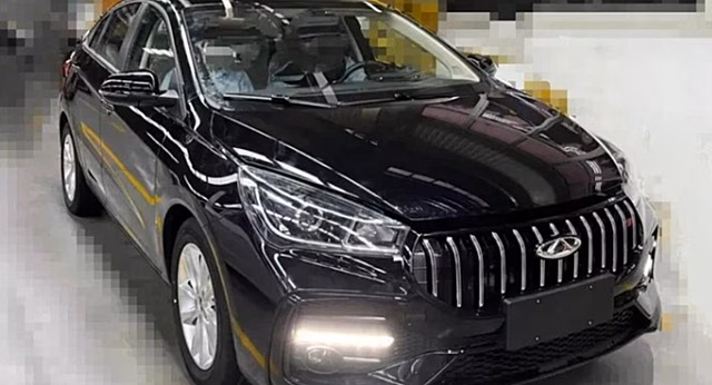Шпионы сфотографировали обновлённый седан Chery Arrizo 5, который может появиться в России