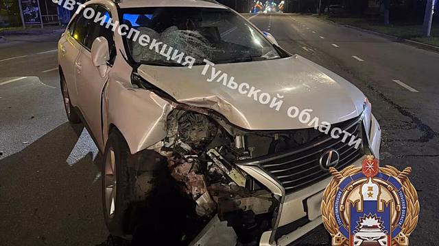 Мотоциклистка пострадала в ДТП в Туле