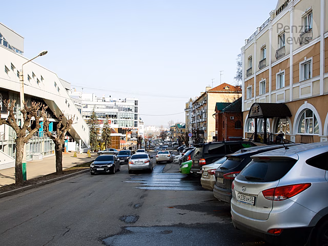 На улице Кураева в Пензе планируется организовать три полосы движения