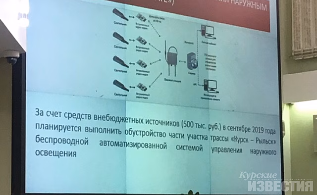 Курская область. В Курчатове частично заменят освещение