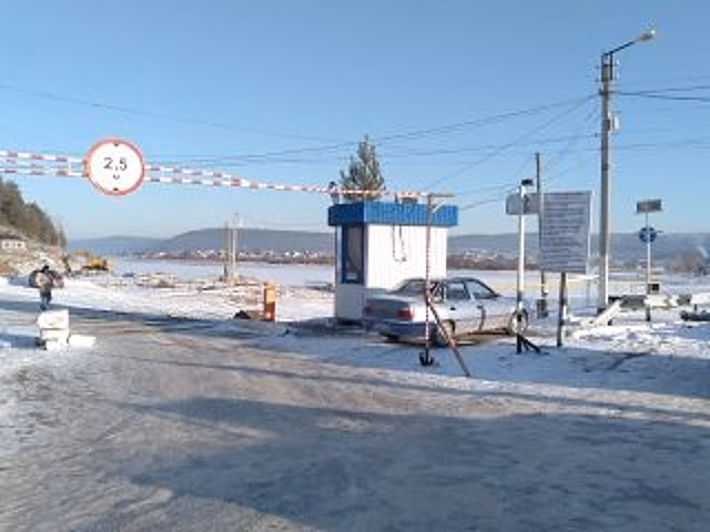 В Башкирии около села Караидель открыли первую ледовую переправу