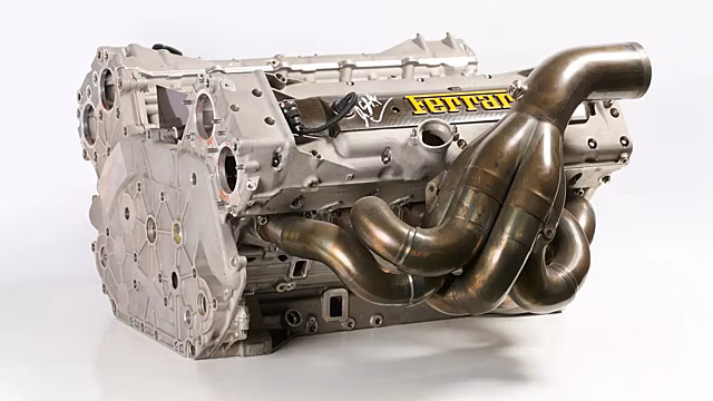Двигатель Ferrari F1 с автографом Михаэля Шумахера уйдёт с молотка