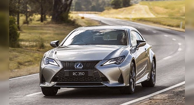 Lexus обновит спортивное купе RC для Австралии