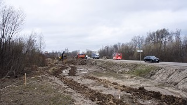 В Калуге началась реконструкция Северного въезда