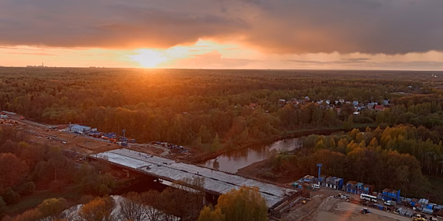 Строительство М-12: 17 тысяч человек ведут работы круглосуточно