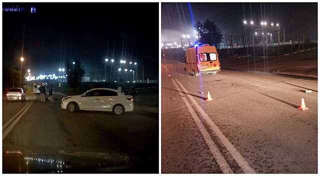 Очевидцы спасли попавшую под машину женщину в Новосибирске