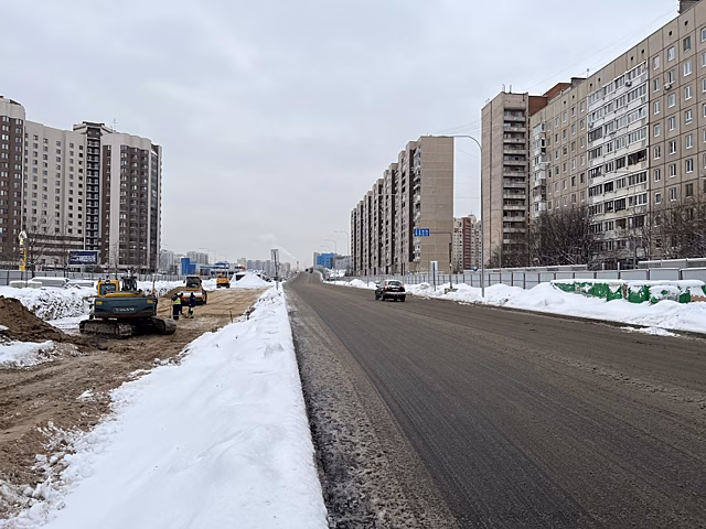 В Петербурге открыли движение по части дублера южного участка КАД