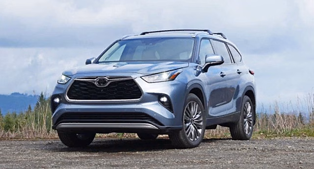 Toyota Highlander 2020 года отзывают из-за подушек безопасности