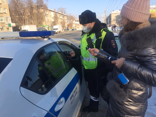  «Студенческий десант» провел стрим из полка ДПС ГИБДД города Самары 