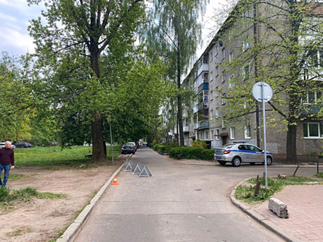 В Калининграде Honda сбила 8-летнего велосипедиста, двигаясь задним ходом