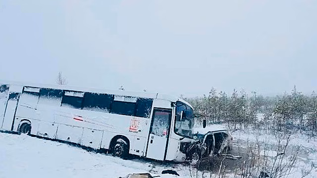Двое погибли в ДТП с автобусом в Когалыме