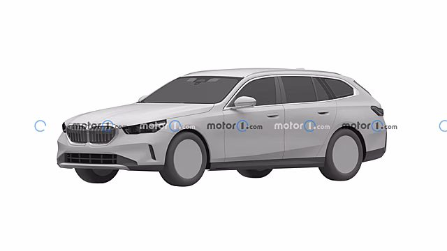 BMW 5-Series Touring 2024 года представлен в патентных чертежах
