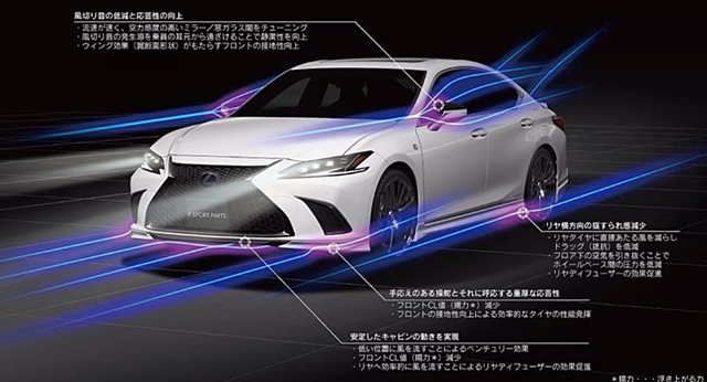 Обновленный седан Lexus ES получил модификацию TRD