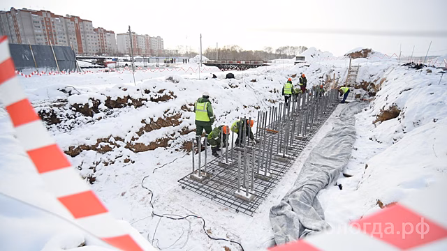 Строительство ул. Поэта Романова в Вологде ведется в штатном режиме