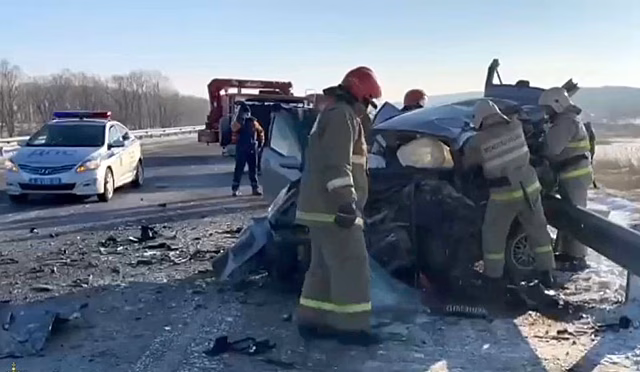 Жуткое смертельное ДТП произошло на трассе «Владивосток-Хабаровск»