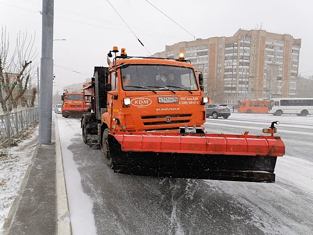 В Оренбуржье пришли снегопады