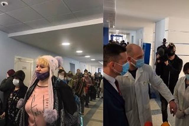 В Челябинске из-за ремонта в ГКБ №1 пациенты простаивают в очередях