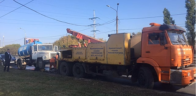 Машину незаконного ассенизатора отправили на штрафстоянку в Нижнем Новгороде