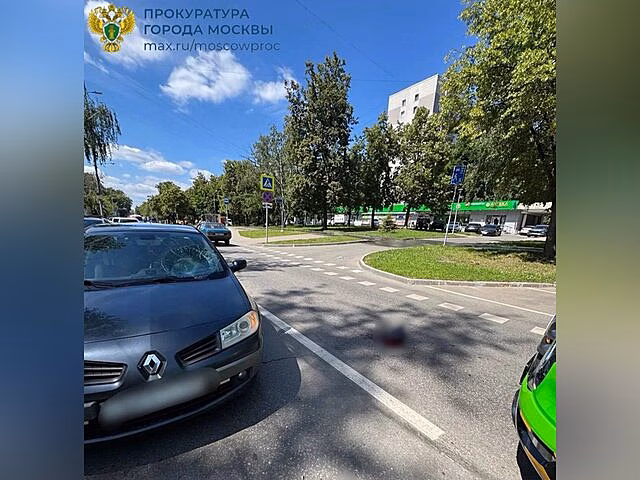 Автомобиль сбил женщину на востоке Москвы