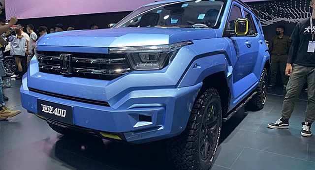 Great Wall представила новый внедорожник Tank 400 на автосалоне в Чэнду