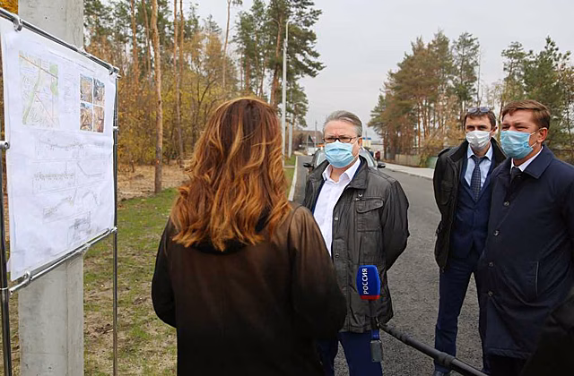 В Воронеже завершают строить дорогу через микрорайон Гардарика
