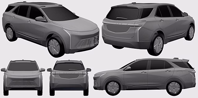 Патент Chevy Equinox намекает на новое будущее электромобилей General Motors