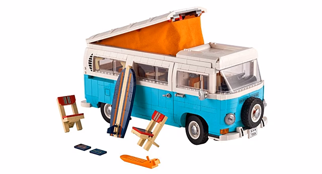 Культовый кемпер Volkswagen T2 появился в серии Lego Creator Expert