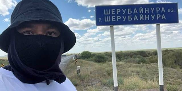 Житель Караганды прошел 1111 км от Анкары до Батуми