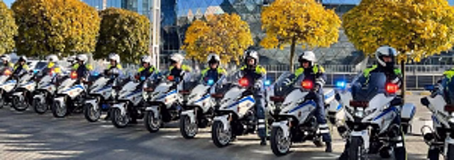 В Московской области состоялось вручение современных патрульных мотоциклов сотрудникам Госавтоинспекции