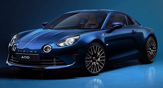 Alpine выпустила лимитированное купе A110 Legende GT с золотистыми суппортами