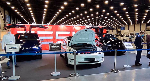 На ПМАС-2021 продемонстрированы автомобили Tesla