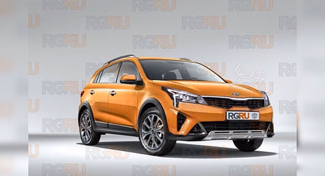 Появились первые изображения рестайлинговой версии хэтчбека KIA Rio X-Line