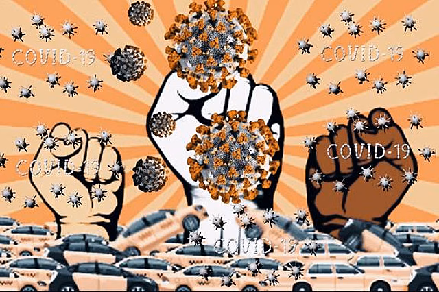Митинг таксистов прошел в Екатеринбурге из-за новых ограничений по COVID-19