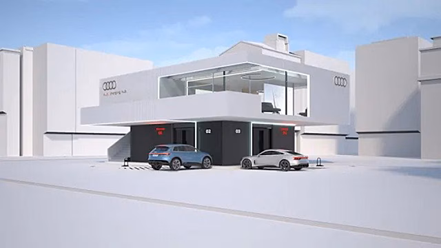 Прототип 300-киловатной быстрой зарядки представила компания Audi