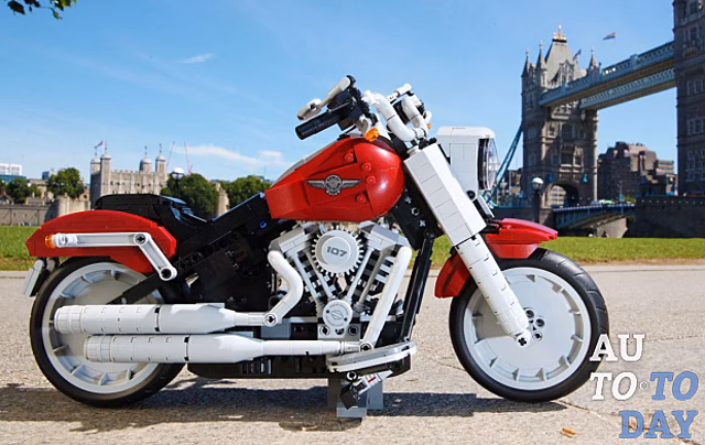 Последний проект Lego – точная копия Harley-Davidson Fat Boy