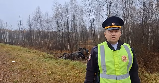 Машина вылетела в кювет в Нижегородской области: водитель погиб