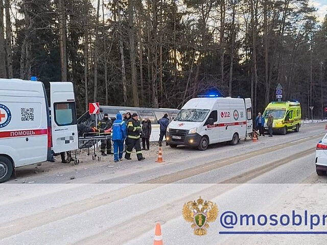 Уголовное дело возбуждено после съезда автобуса в кювет в Орехове-Зуеве